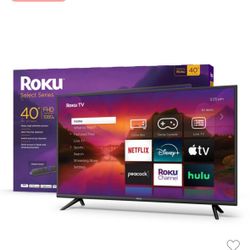 TCL 40” LED Smart TV - Roku
