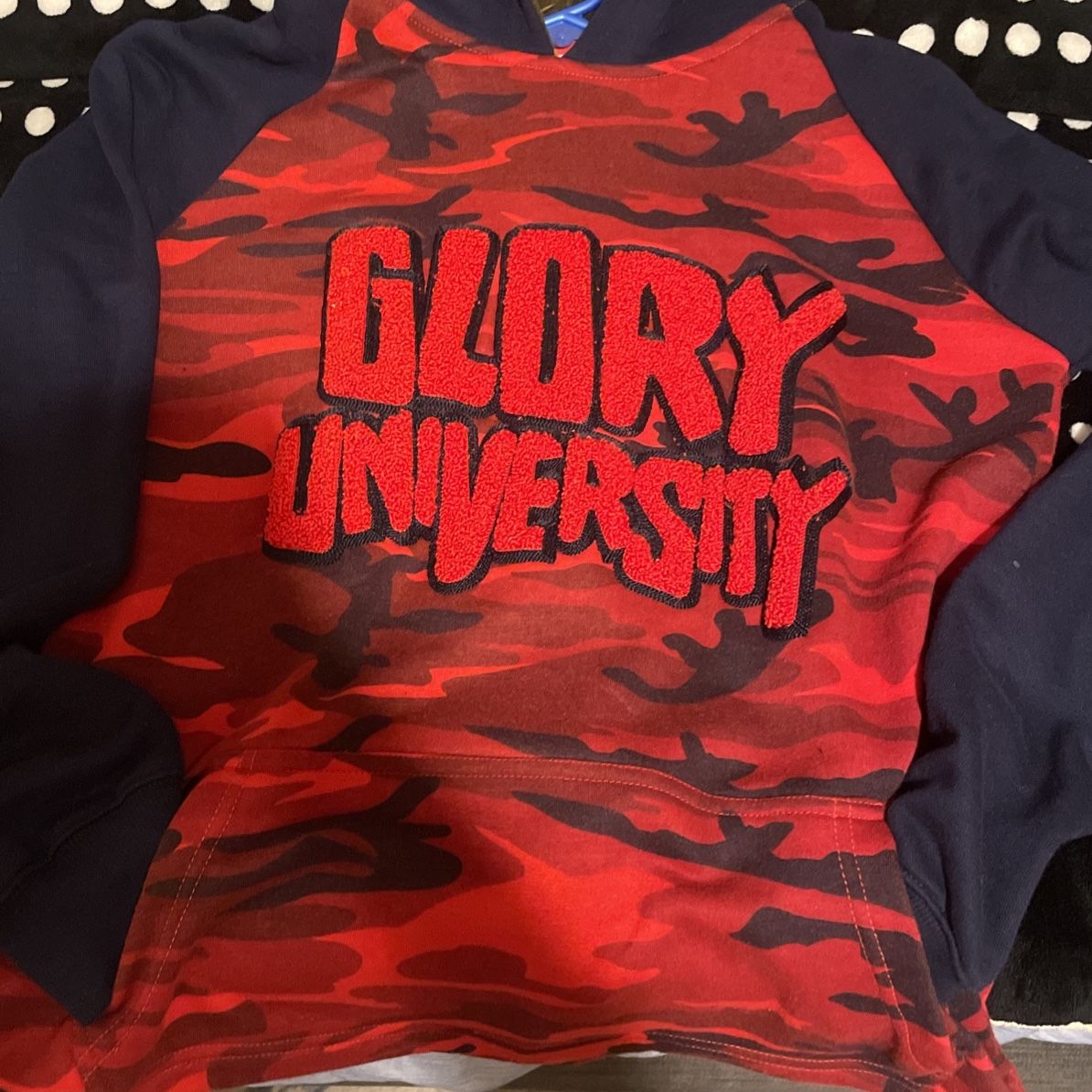 Glory top university hoodie