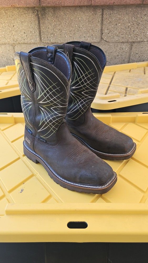 Size 9 EE Ariat Work Boots Steel Toe