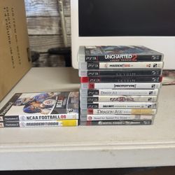 PS2 And PS2 Video Game Lot