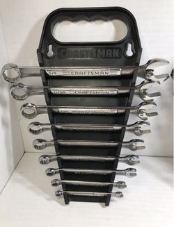 Vintage craftsman 9pc  wrench set USA Forged steel