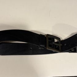 Women’s Black Leather Segmented Belt