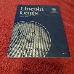 Lincoln Cents Coin Book Coin Holder