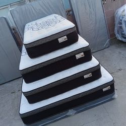 🟥queen Size Pillow Top Mattress 12" Thick 