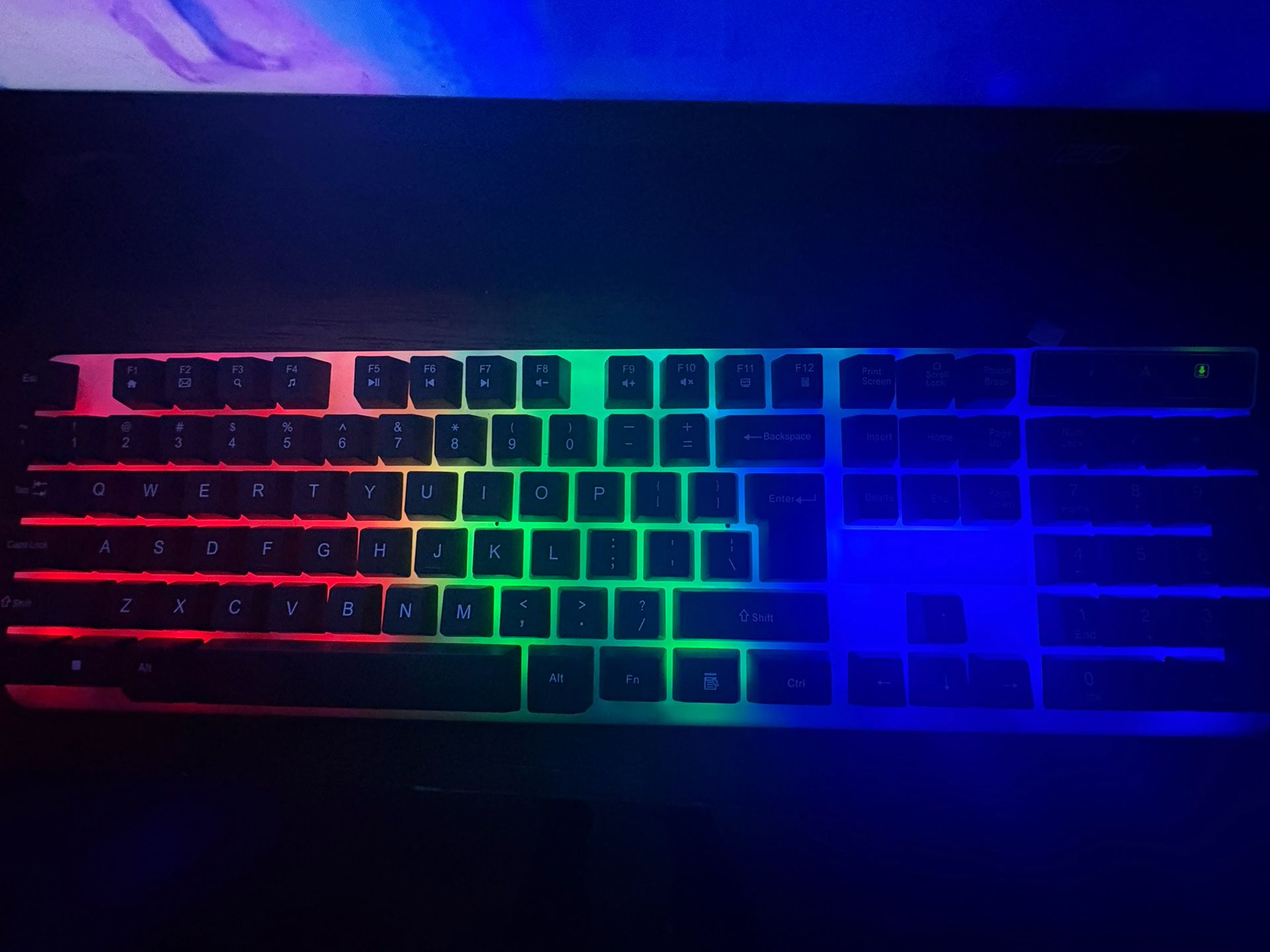 Locked Wired LED Gaming Keyboard