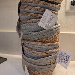 Small Woven baskets 10 Total