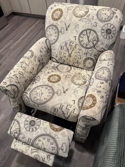 Comfortable recliner for bedroom or living room.
