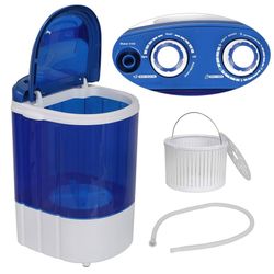 ZENY Portable Mini Washing Machine 8 lbs Washing Capacity Semi-Automatic Compact Washer Spinner Smal