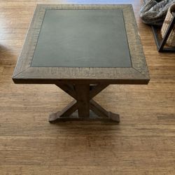 Rustic End Table Set Of 2