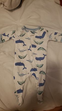 Cloud island newborn pajamas