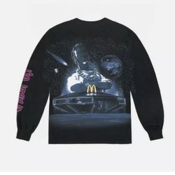 Travis Scott Mcdonalds action Figure Space Shirt XL