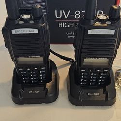 Pair of Baofeng UV-82HP (8W High Power) Ham Radios - Like New in Original Boxes!