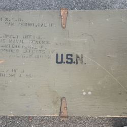 USN Navy Footlocker D.G.Quinn