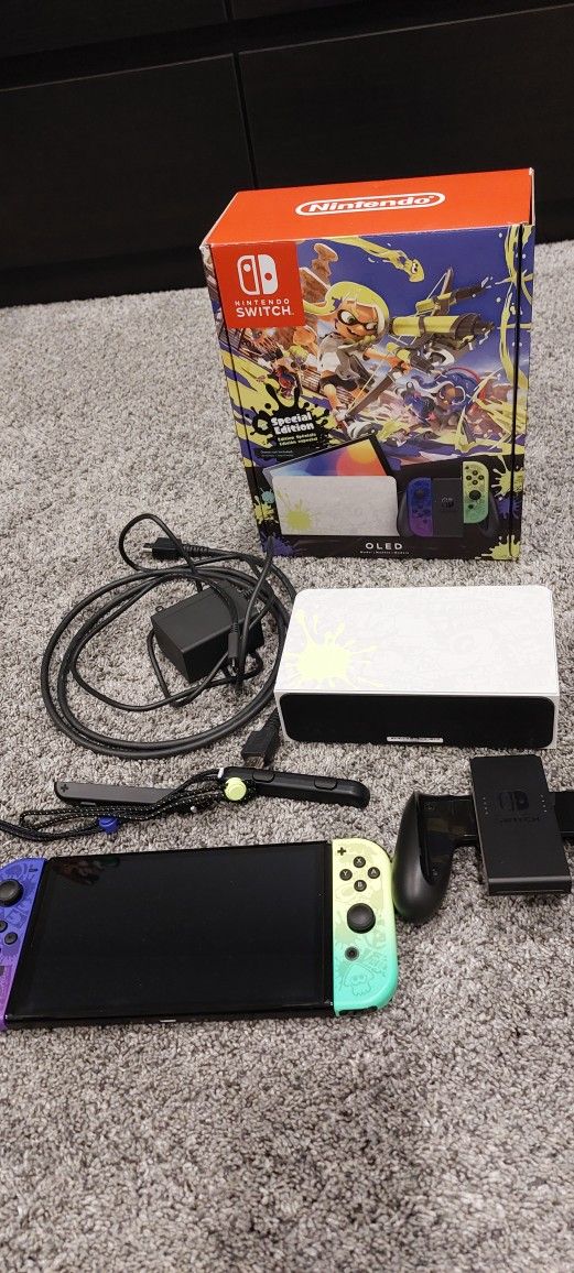 Nintendo Switch Oled Splatoon Special Edition