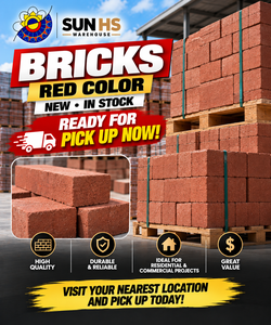 š§± RED BRICKS IN STOCK ā SUN HS WAREHOUSE! š„