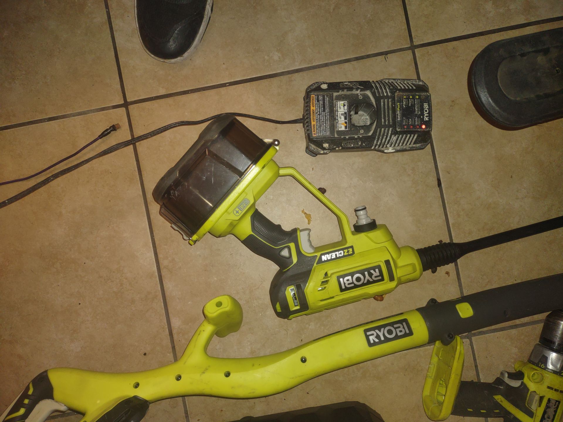 Ryobi tools only. and a charger