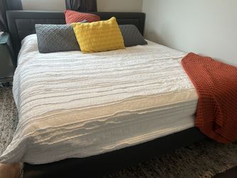 King Size Bed, With Frame And Headboard