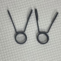 Weight lifting bar bell spring clamps x 2