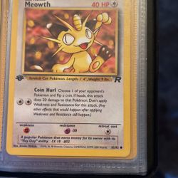 1st Edition Meowth (ROCKET)