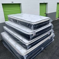 King size Pillow Top Bamboo Brand Mattress New 