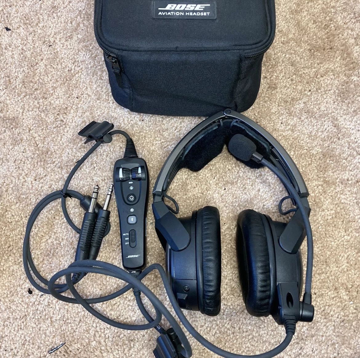 BOSE A20 AVIATION HEADSET DUAL PLUG WITH BLUETOOTH