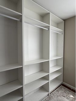 IKea Billy shelves and extenders