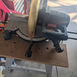 Ryobi Miter Saw With Rigid Stand 