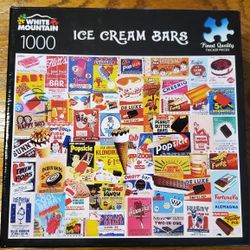 White Mountain Ice Cream Bars 1000 Piece Puzzle