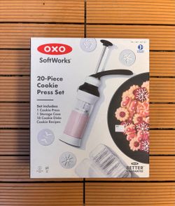 OXO SoftWorks 20-Piece Cookie Press Set $11