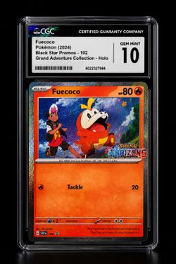 POKEMON CARD FUECOCO HOLO 2024 - CGC 10