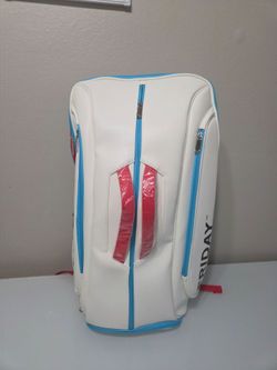 Friday Pickleball Equipment Backpack – Brand New (White/Blue)