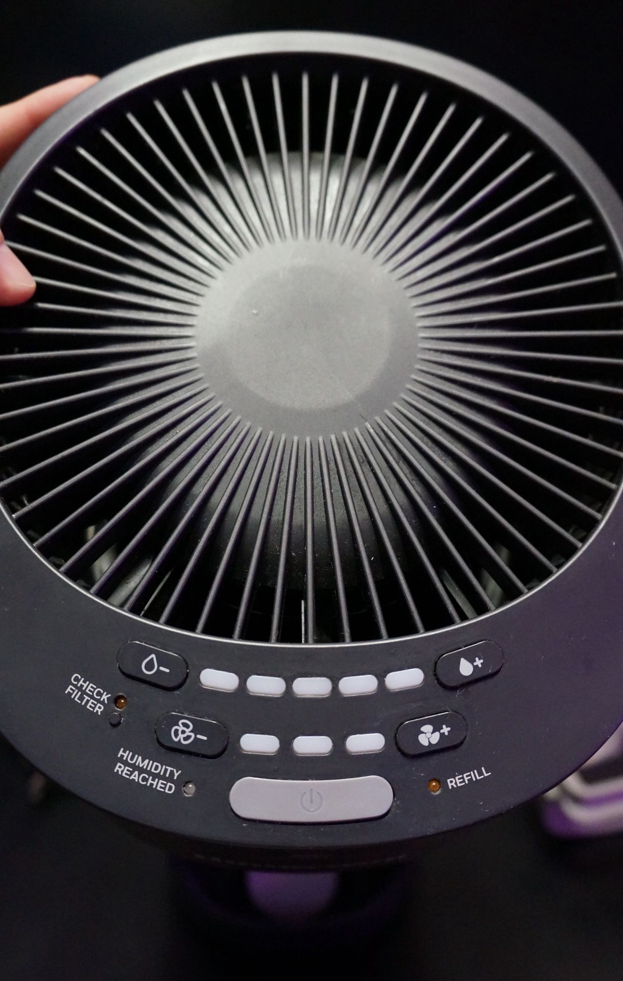 Cool Moisture Humidifier with Humidistat, Black Honeywell HEV615B