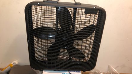 Black Box Fan with Carry Handle