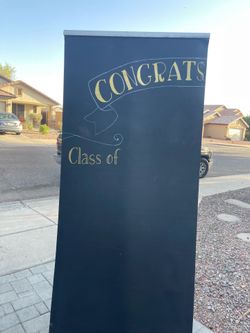 Vinyl sign