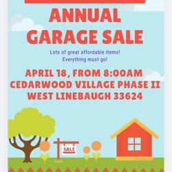 Community Annual Garage Sales 