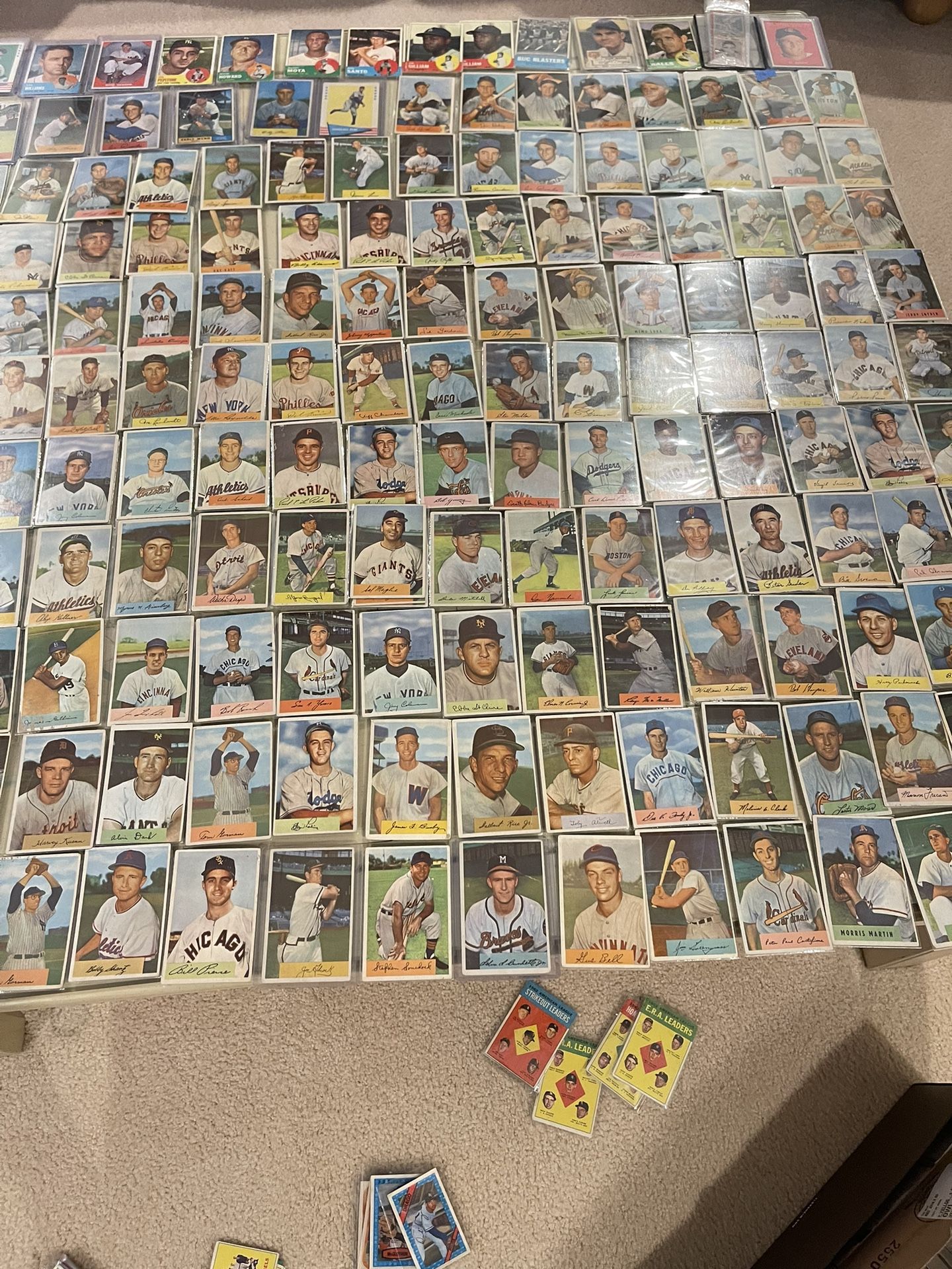 1953 Vintage Baseball Cards   Over 400 Cards  Lots Of Stars 