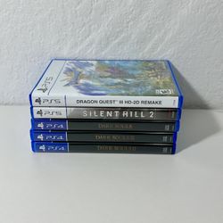 PS4 & PS5 Game Bundle – Dark Souls Trilogy, Silent Hill 2, Dragon Quest III HD-2D Remake
