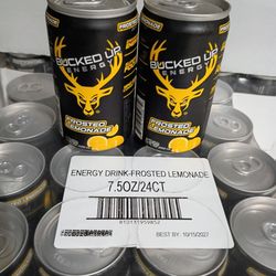 Bucked Up Energy Frosted Lemonade 24-Pack