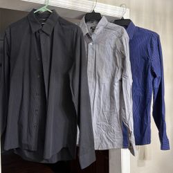3 Men’s Size Medium Dress Shirts