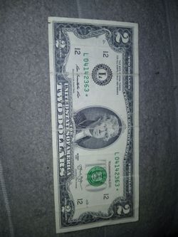 2013 $2 BILL STAR NOTE