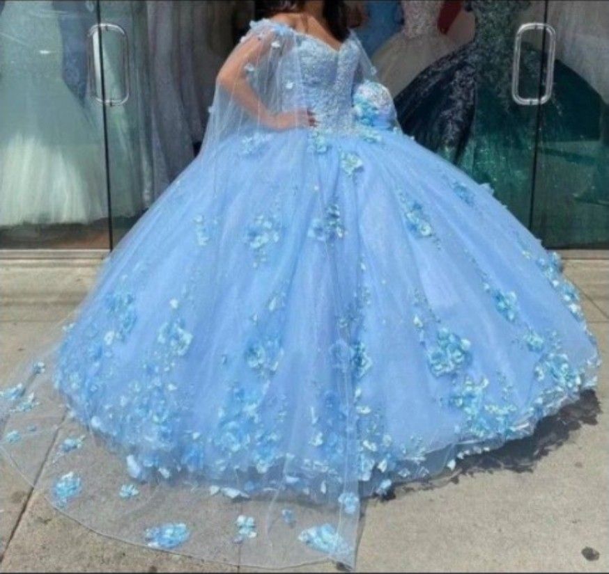 CINDERELLA Floral Flowers Quinceanera Dresses