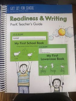 Get Set for School Readiness & Writing Pre-K Teacher's Guide  writing without tears