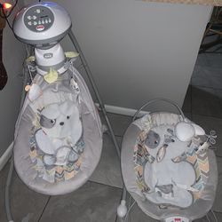 Fisher Price Swing & Bouncer Set