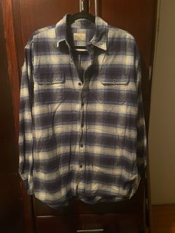 JACHS Flannel Plaid Button-Up Shirt