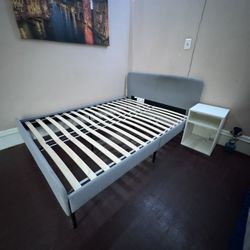 Selling Bedframe (Full Sz Mattress) + Nightstand
