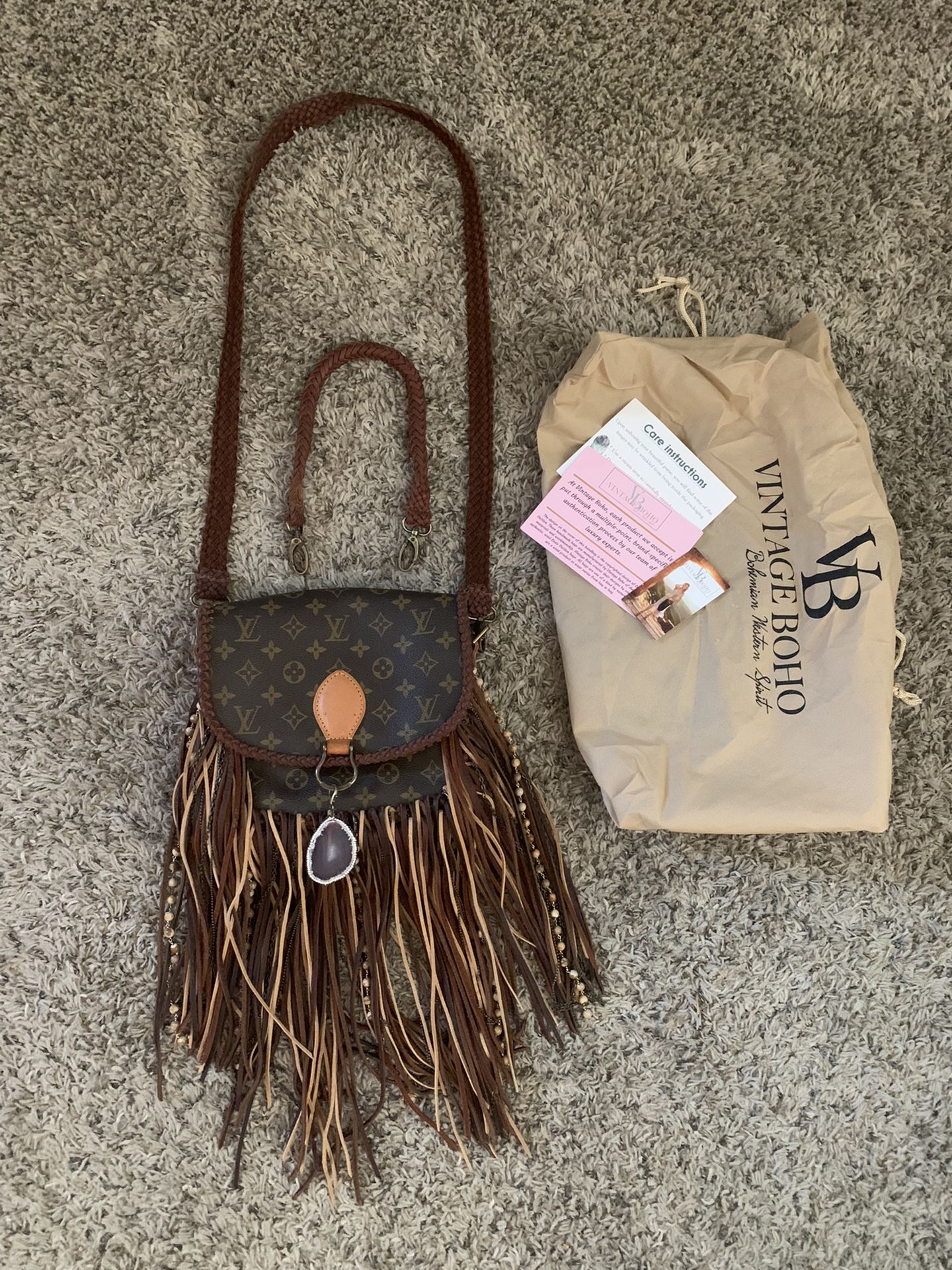 Vintage Boho World Traveler Louis Vuitton Bag Authentic