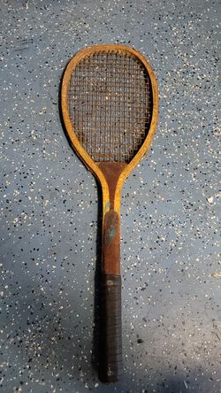 Tennis racket.