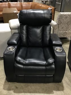 Leather Power Recliner