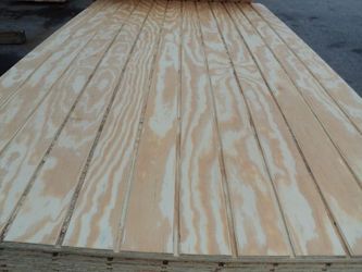 T111 siding 3/8" sheet 8" oc