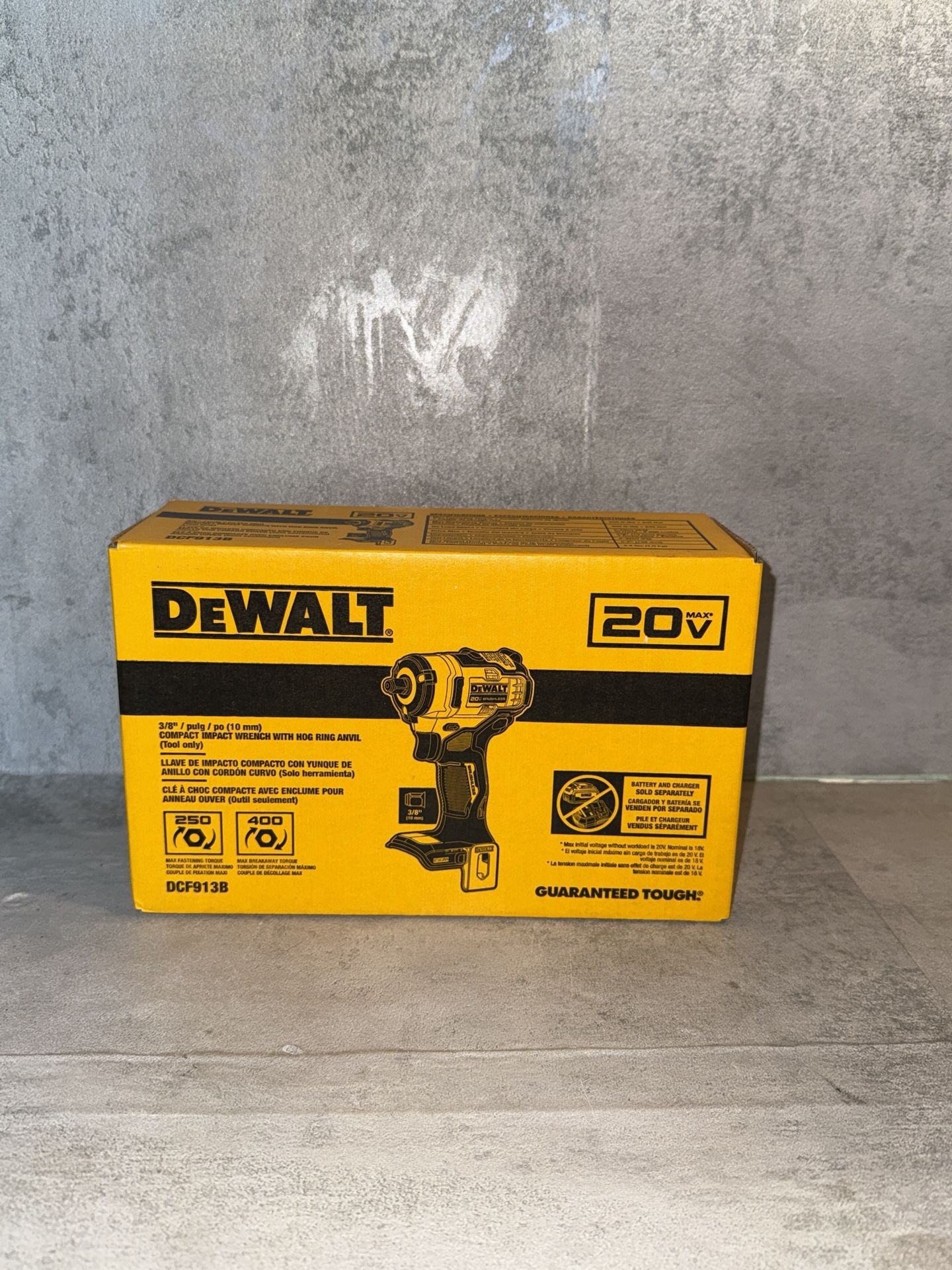 New Dewalt 20-volt 3/8-in compact impact wrench with hog ring an important